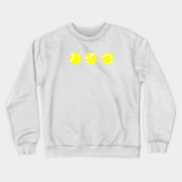 Tennis Ball Crewneck Sweatshirt by thecolddots